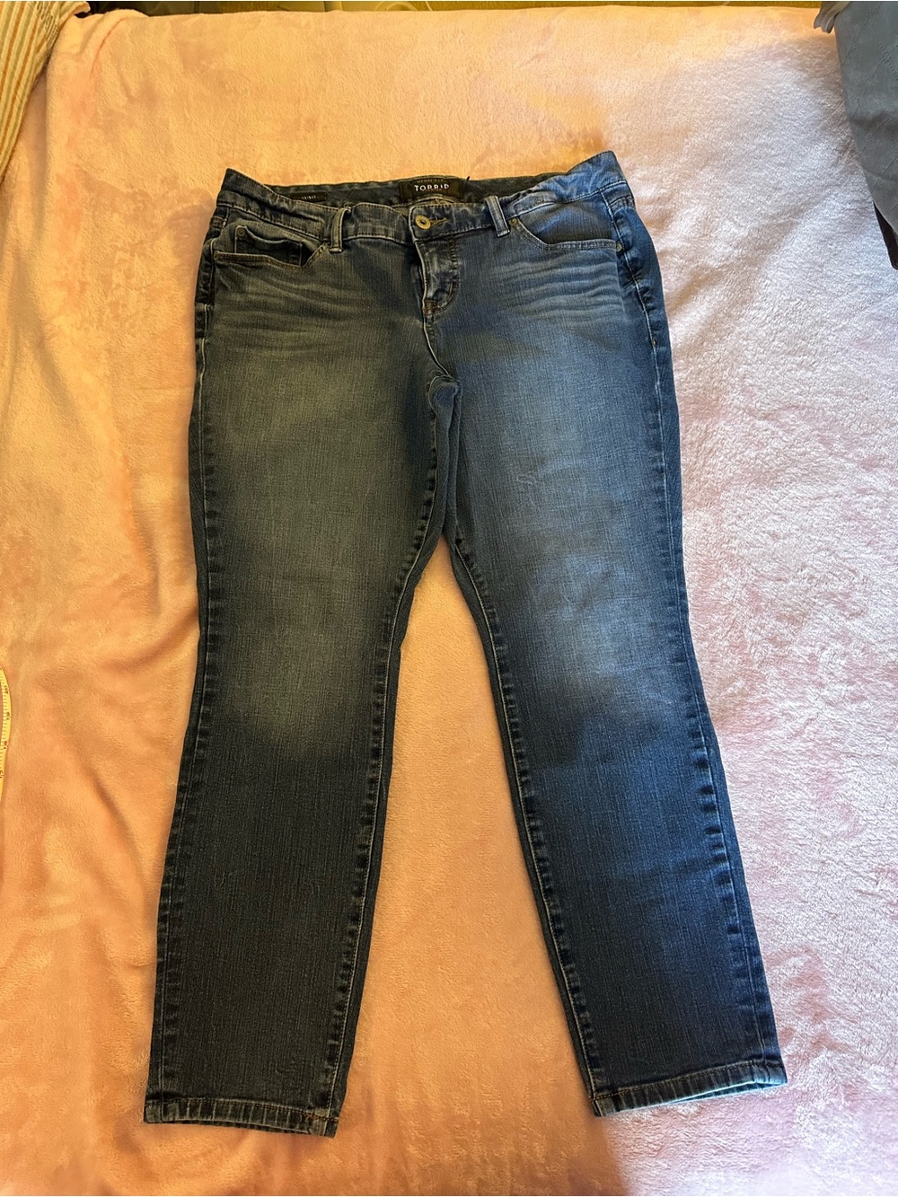 torrid Skinny Jeans in Dark Blue Wash